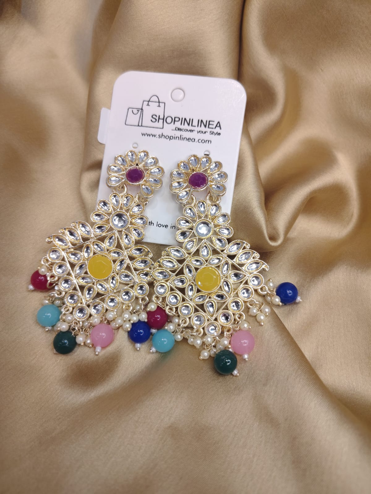 Festive Glory Multi-Color Earrings