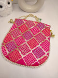 Ethnic Silk Thread Potli