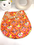 Traditional Patola Red Potli