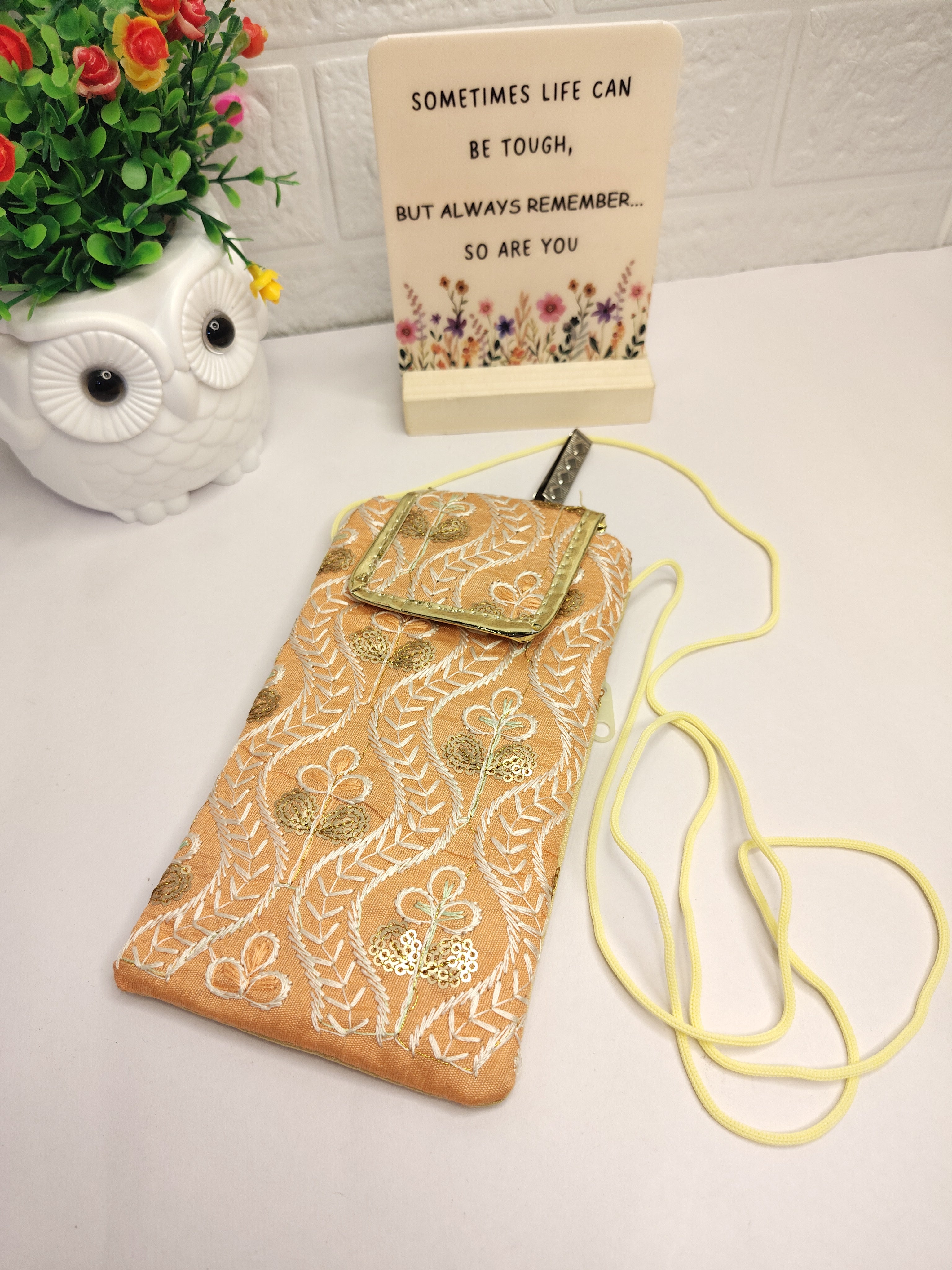 Premium Mobile Pouch Bag with Strap
