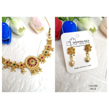 Upgrade Your Style with These Elegant Gold Brass Necklaces