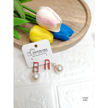 Dainty Pearl Earrings