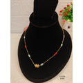 Designer Gold Chain with Multicolor Beads – Classic & Chic