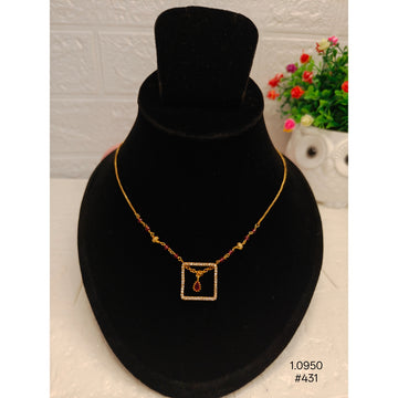 Gold Pendant Necklace for Women – Stylish & Subtle Suit Accessory