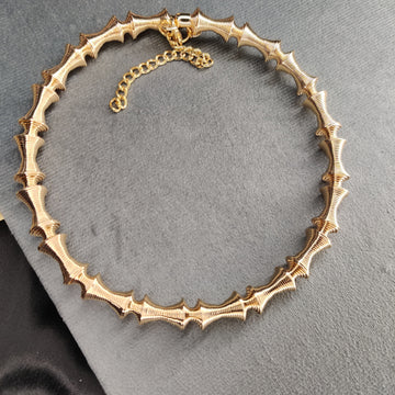 Wired Statement Necklace