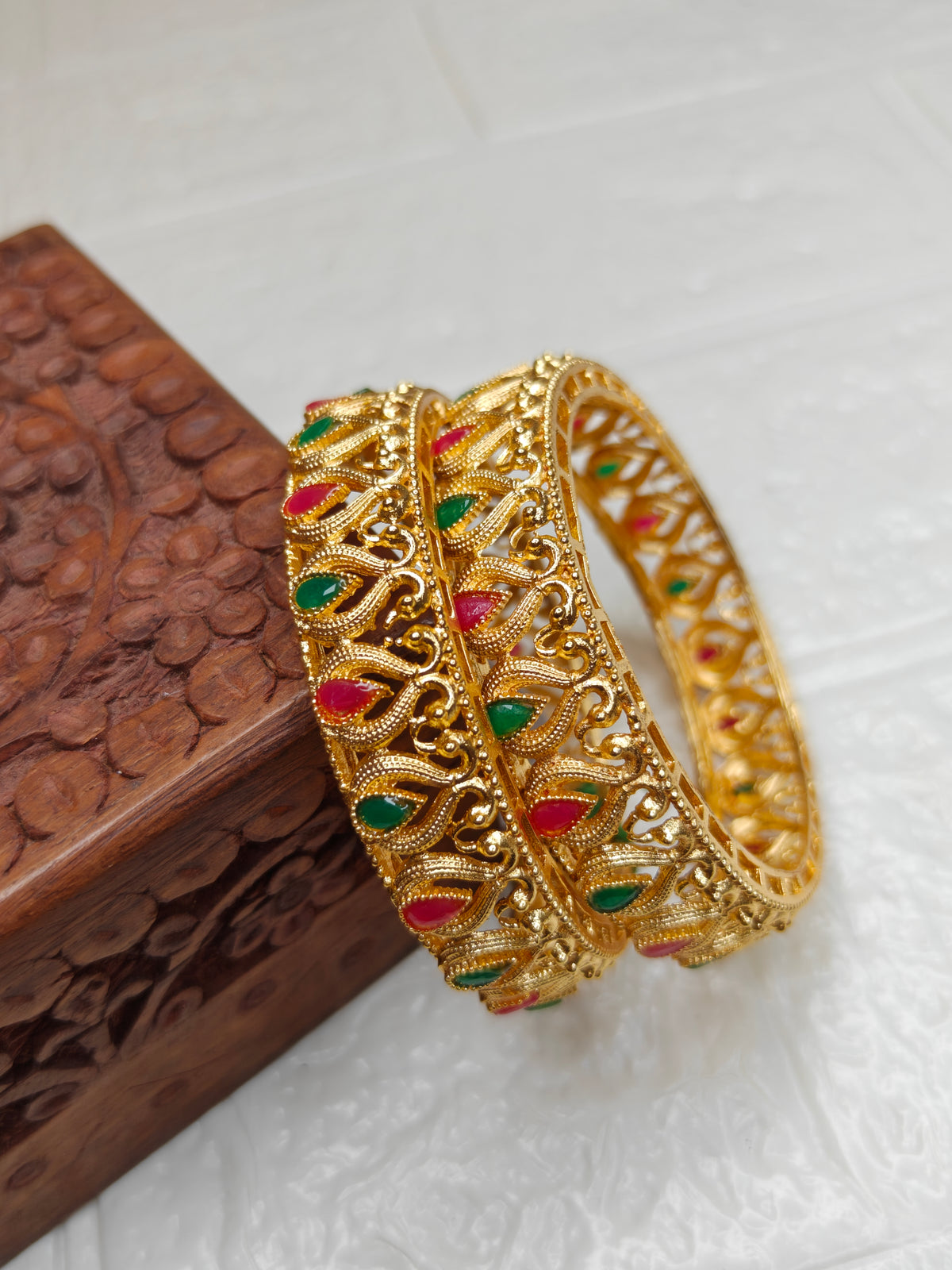 Premium Gold Plated Handcrafted Bangles