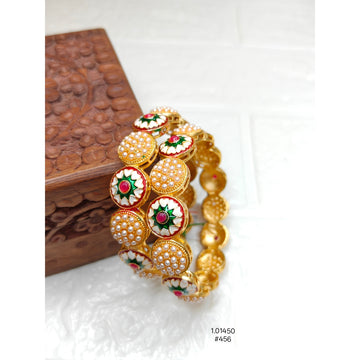Designer Meenakari and Pearl Work Bangles