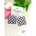 Minimalist Geometric Pattern Earrings
