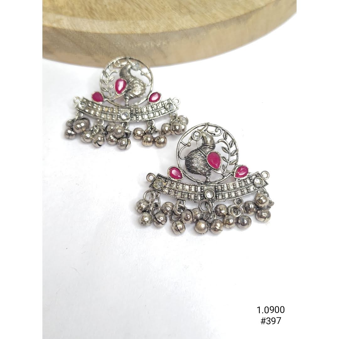 Boho Peacock Earrings