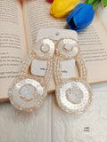 Neutral Tone Beaded Earrings
