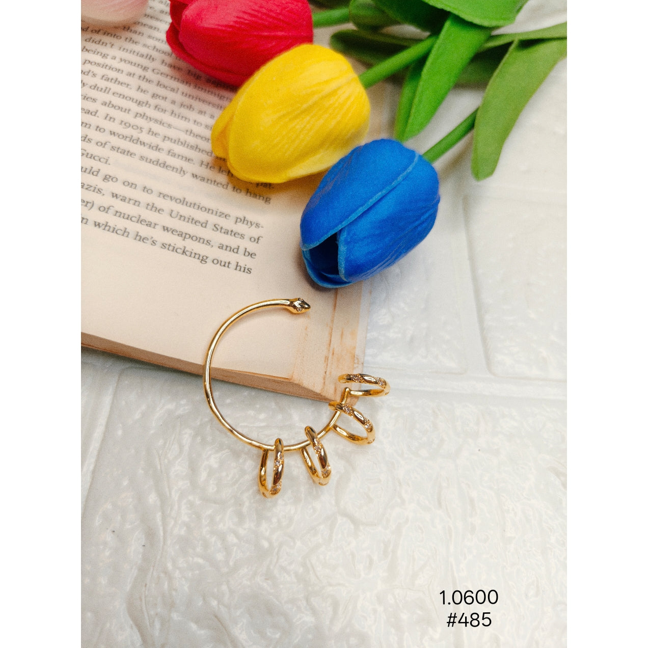 Chic Gold Ear Cuff Earring