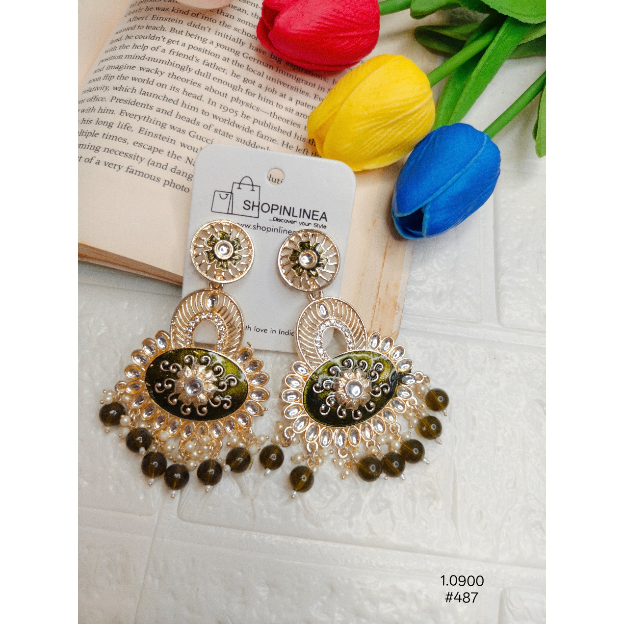 Chandbali Inspired Danglers