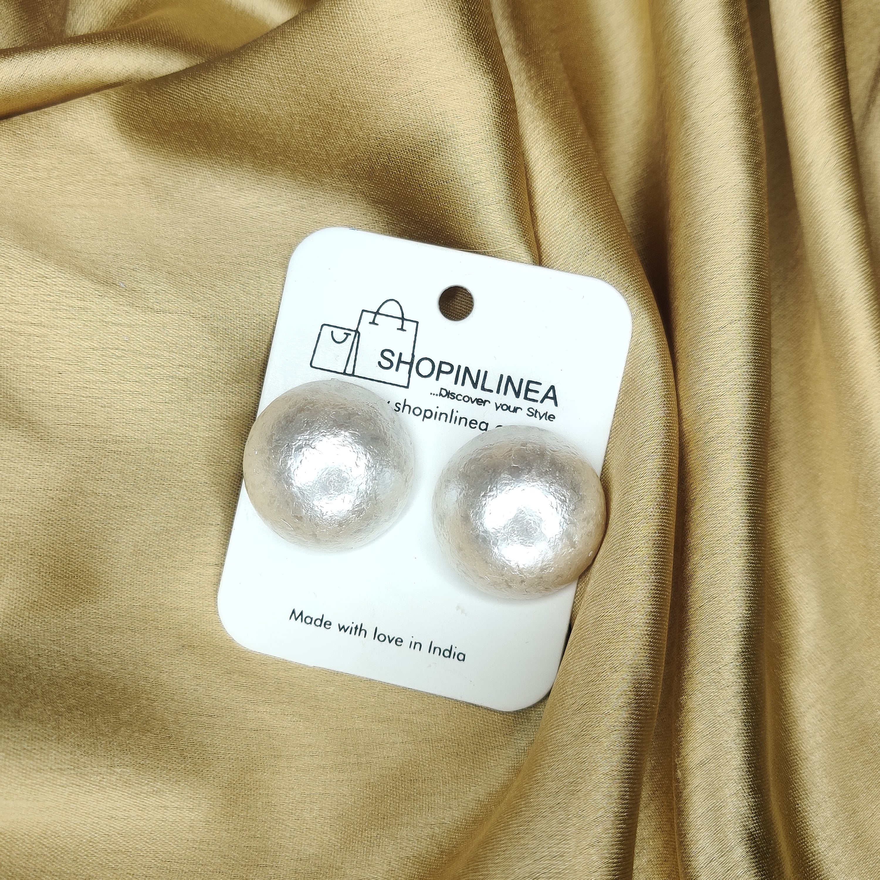 Big Pearl Look Studs