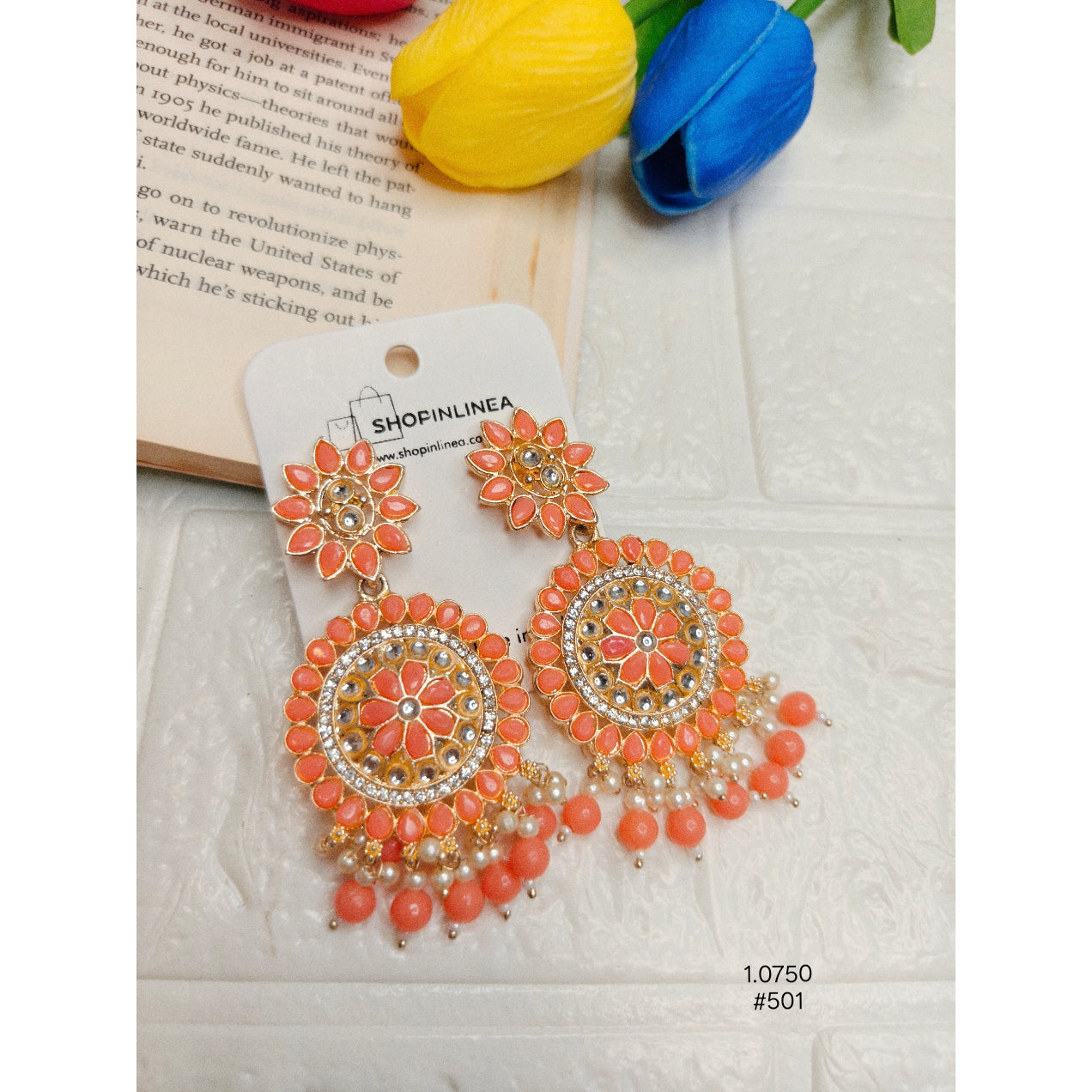 Indian ethnic dangler earrings