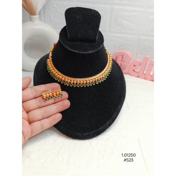 Antique Style Gold-Plated Ethnic  Necklace Set
