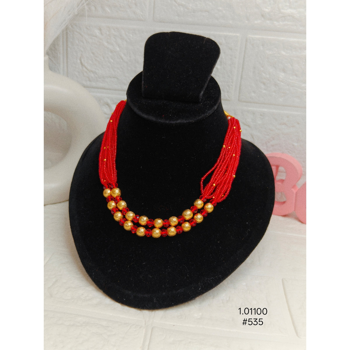 Authentic Kolhapuri Gold-Plated Necklace Traditional Marathi Jewelry