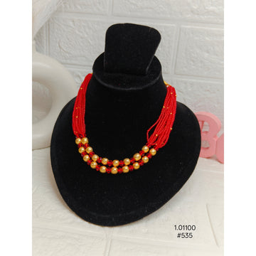 Authentic Kolhapuri Gold-Plated Necklace Traditional Marathi Jewelry