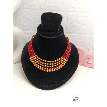 Trendy Gold-Plated Multi-Layer Necklace