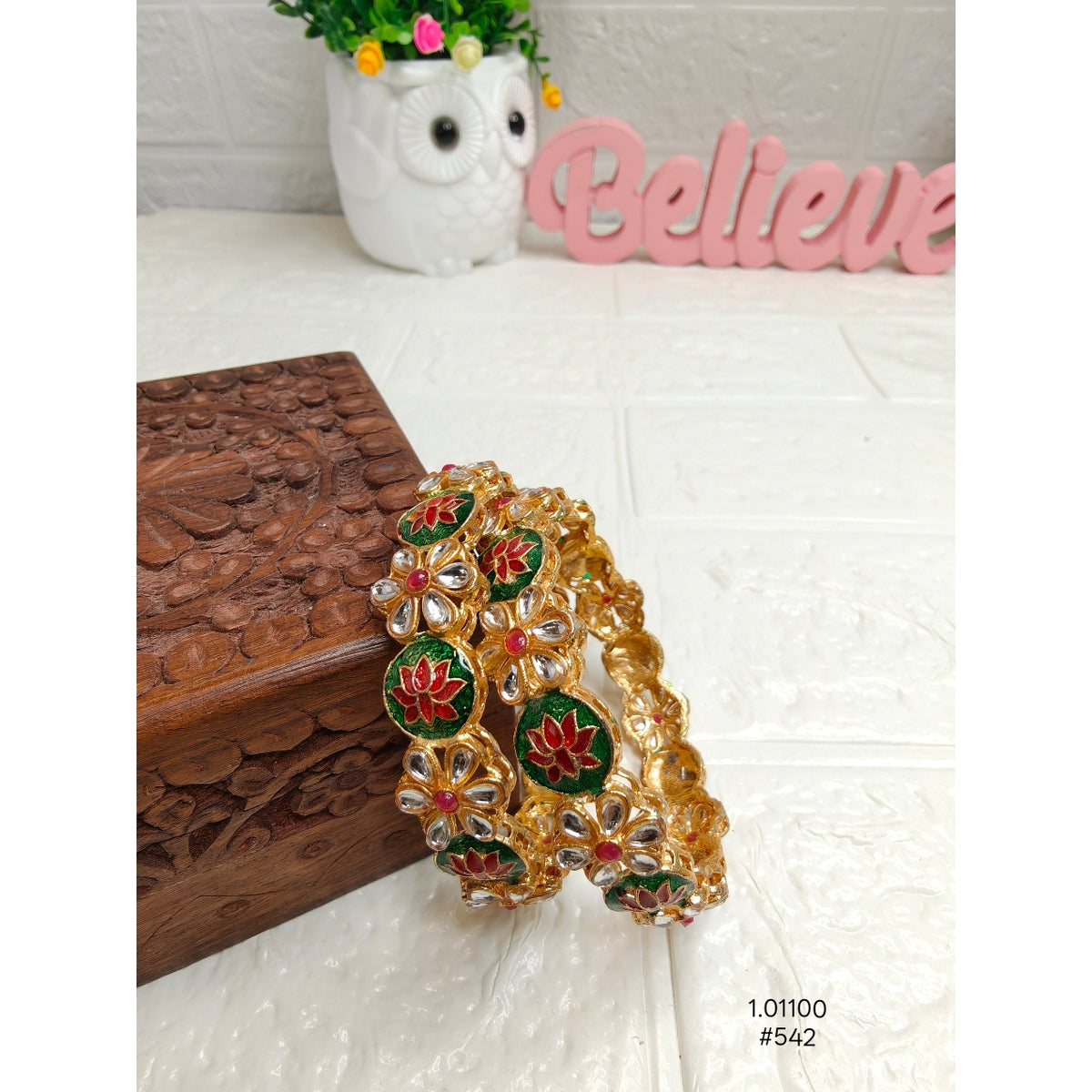 Brass Gold Plated Bangle