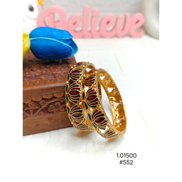 Elegant Gold Plated Bangles