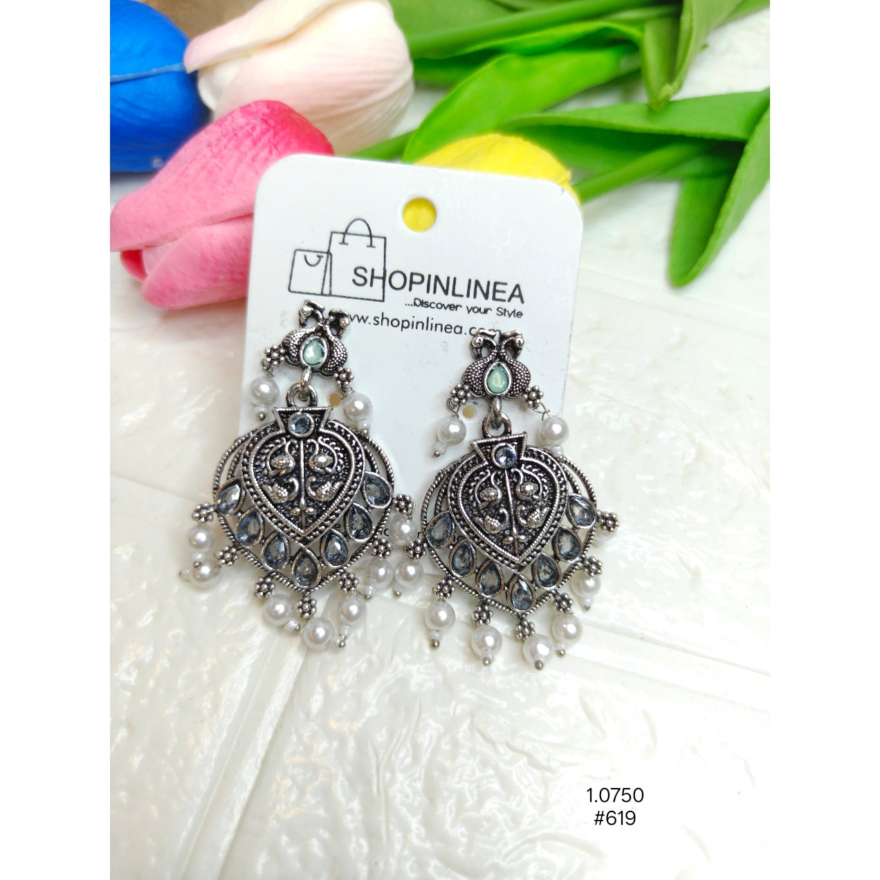Elegant StylishKudi Oxidised Earrings