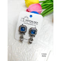 Designer Oxidised Silver Studs