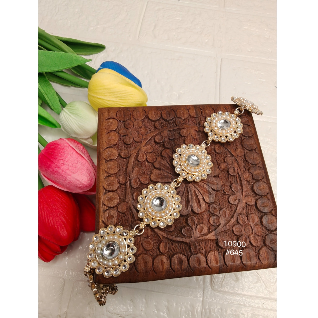 Premium Gold Plated Matha Patti