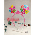 Fun Pink Princess Hairband with Pinwheels
