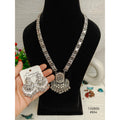 Ethnic Oxidised Silver Look Necklace Set