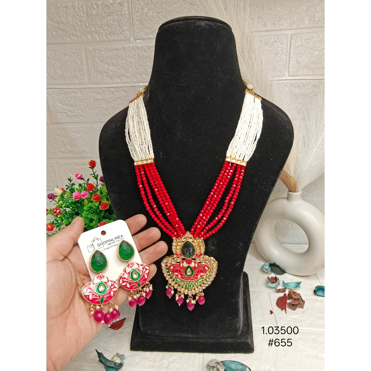 Ethnic Multi-Layer Beaded Necklace