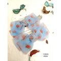 Light Blue Peach Pattern Hair Clip