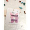 Cute Pink Butterfly Hair Clips