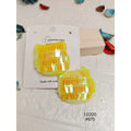 Yellow Glitter Sequin Hair Clip