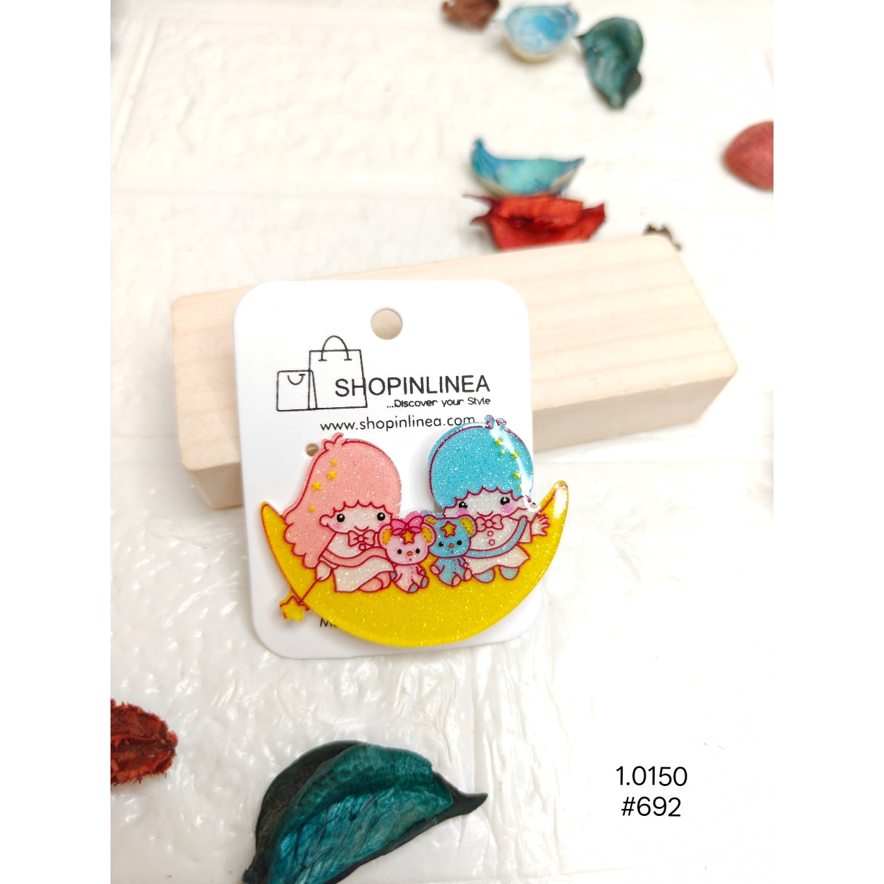 Little Twin Stars Kawaii Acrylic Hair Clips