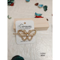 Elegant Gold Butterfly Hair Clip
