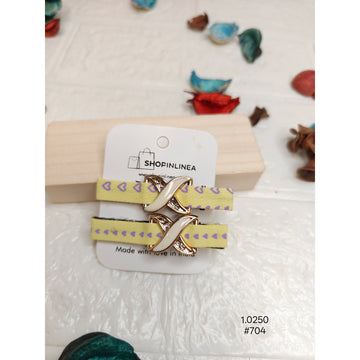 Mini Yellow Hair Clips