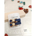 Blue Polka Dot Hairclip
