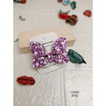 Sparkly Purple Glitter Butterfly Hair Clip