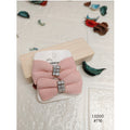 Designer Pink Bow Hair Clips