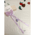 Purple Bow Hair Clip