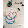 Designer Heart and Moon Metal Hair Clips