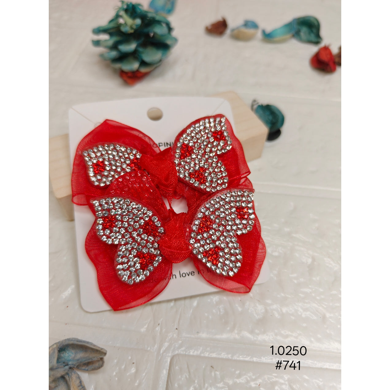 Butterfly-Shaped Hair Clips
