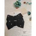 Vintage Black Polka Dot Bow Hair Clip