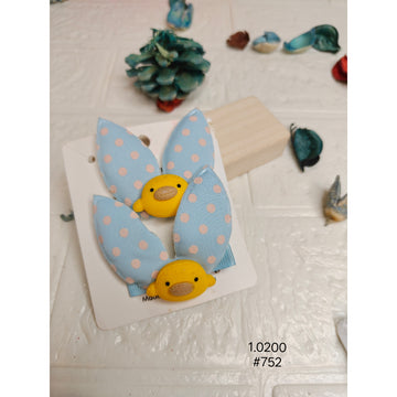 Cute Fabric Bow Hair Clips