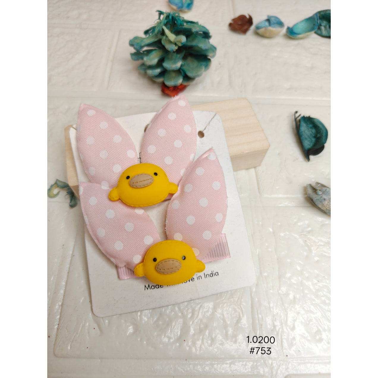 Cute Yellow Bird Hair Clips