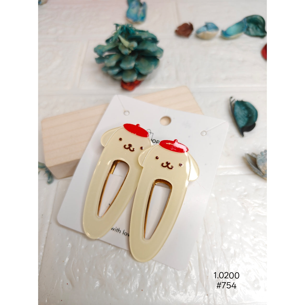 Stylish Acrylic Snap Hair Clip