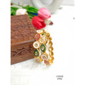 Ethnic Gold-Plated Brass Bangles