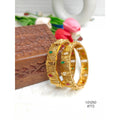 Ethnic Gold-Plated Kada Bangles