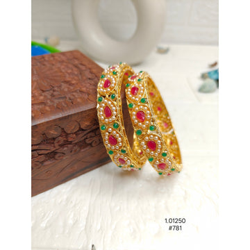 Elegant Gold-Plated Kada for Women