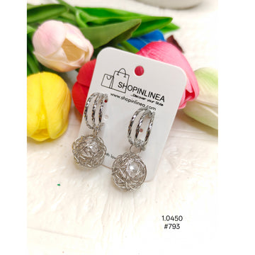 Classic Silver Plated Drop Earrings